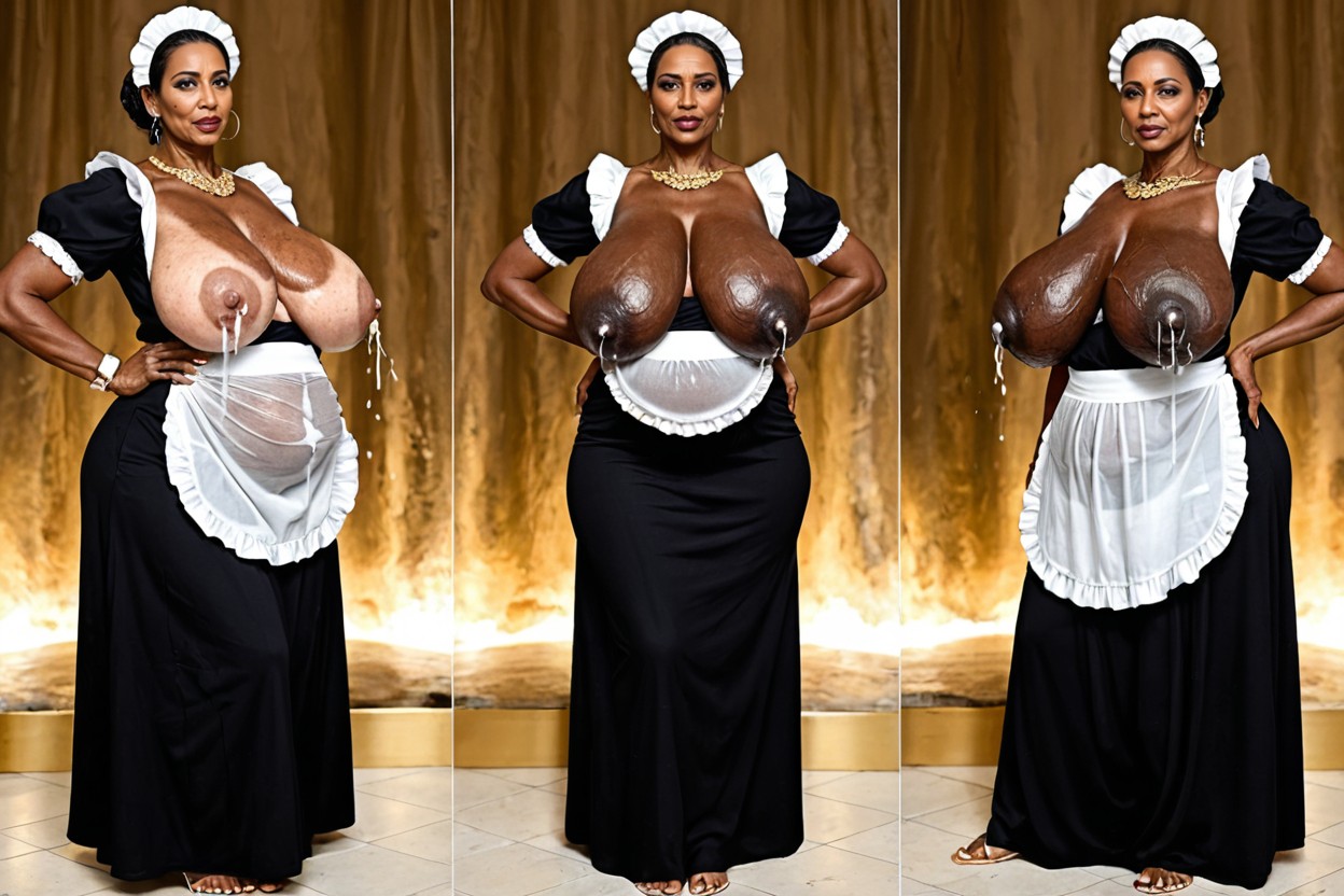 Colossal Droopy Breast, Massive Aged Hanging Breast, Pendulous Hanging Empty Droopy Breasts Bigger Than Torso MILF AI Porn
