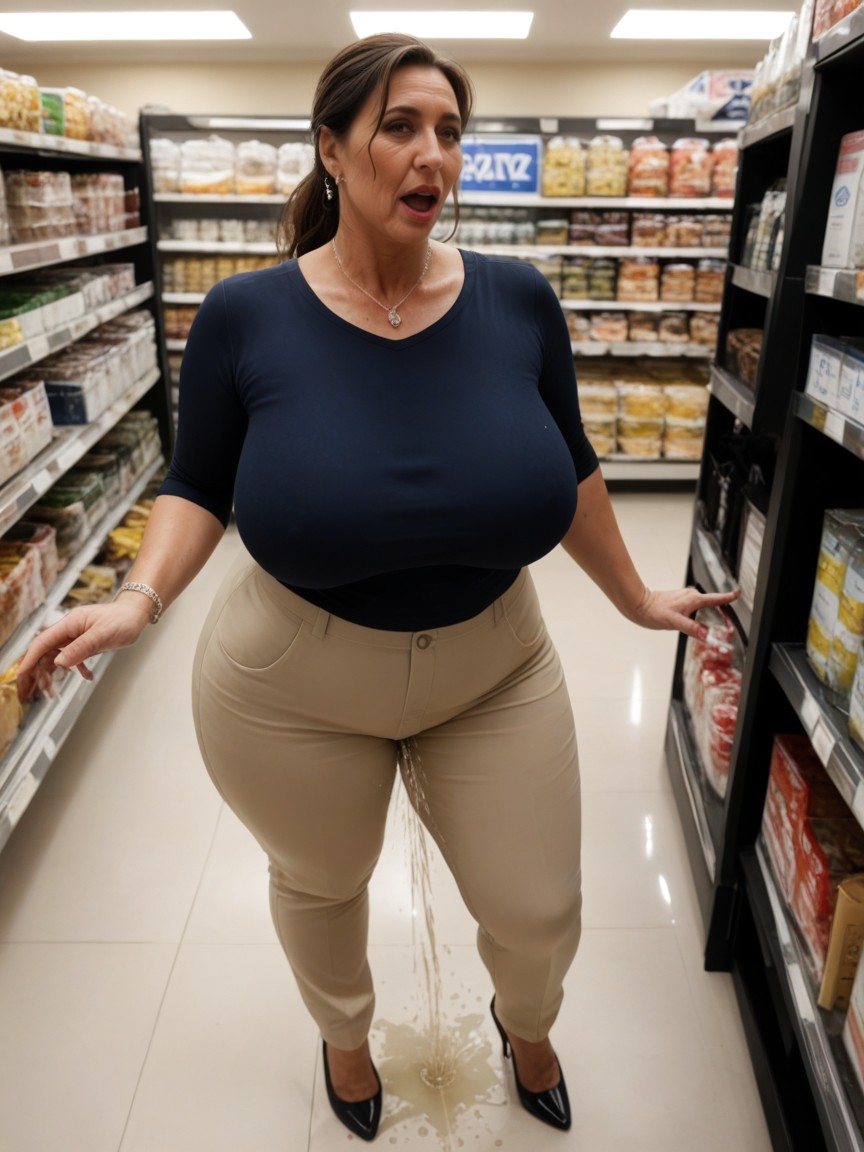 +, Top Down, Front View MILF AI Porn