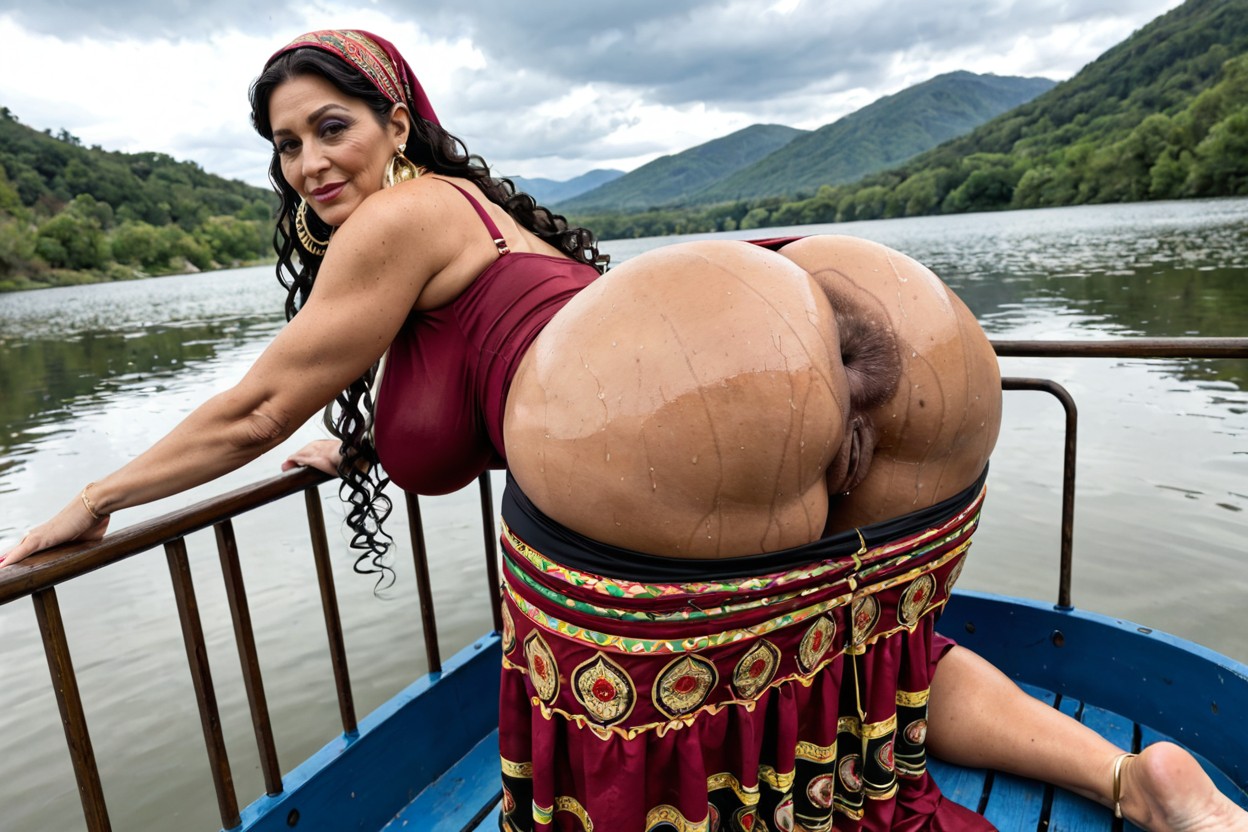 Oriental Facial Features And Makeup, Bbl, Brazilian MILF AI Porn