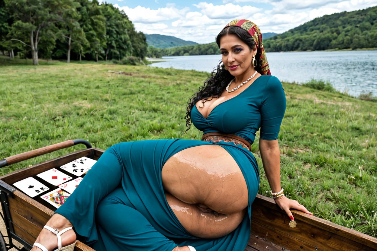 Extremely Large Ass, Perfect Asshole, Gigantic Massive Hips MILF AI Porn