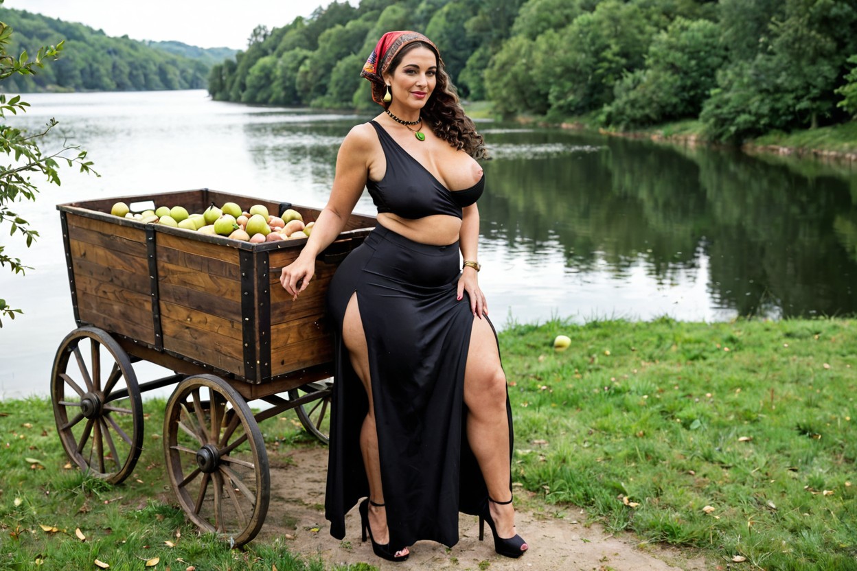 Lake, Gigantic Wide Massive Hips, Milf MILF AI Porn