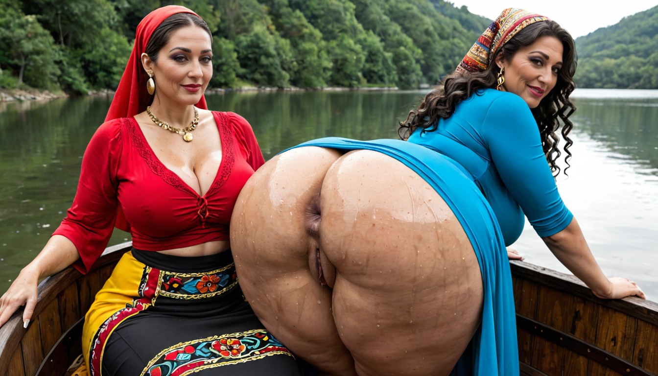 Cart, Eyeliner, Massive Thick Round Ass Porno MILF IA