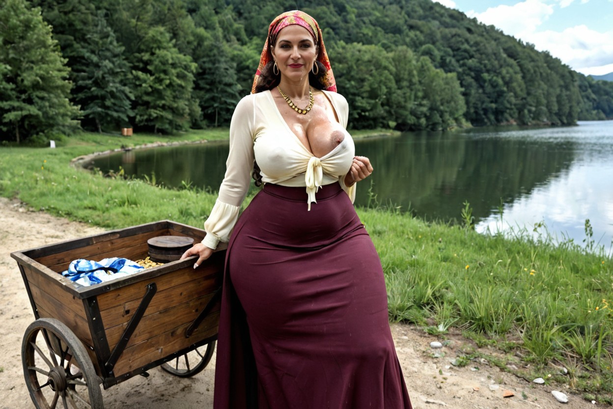 Hyper Hips, Super Round Butt, Form Fitting Clothes MILF AI Porn