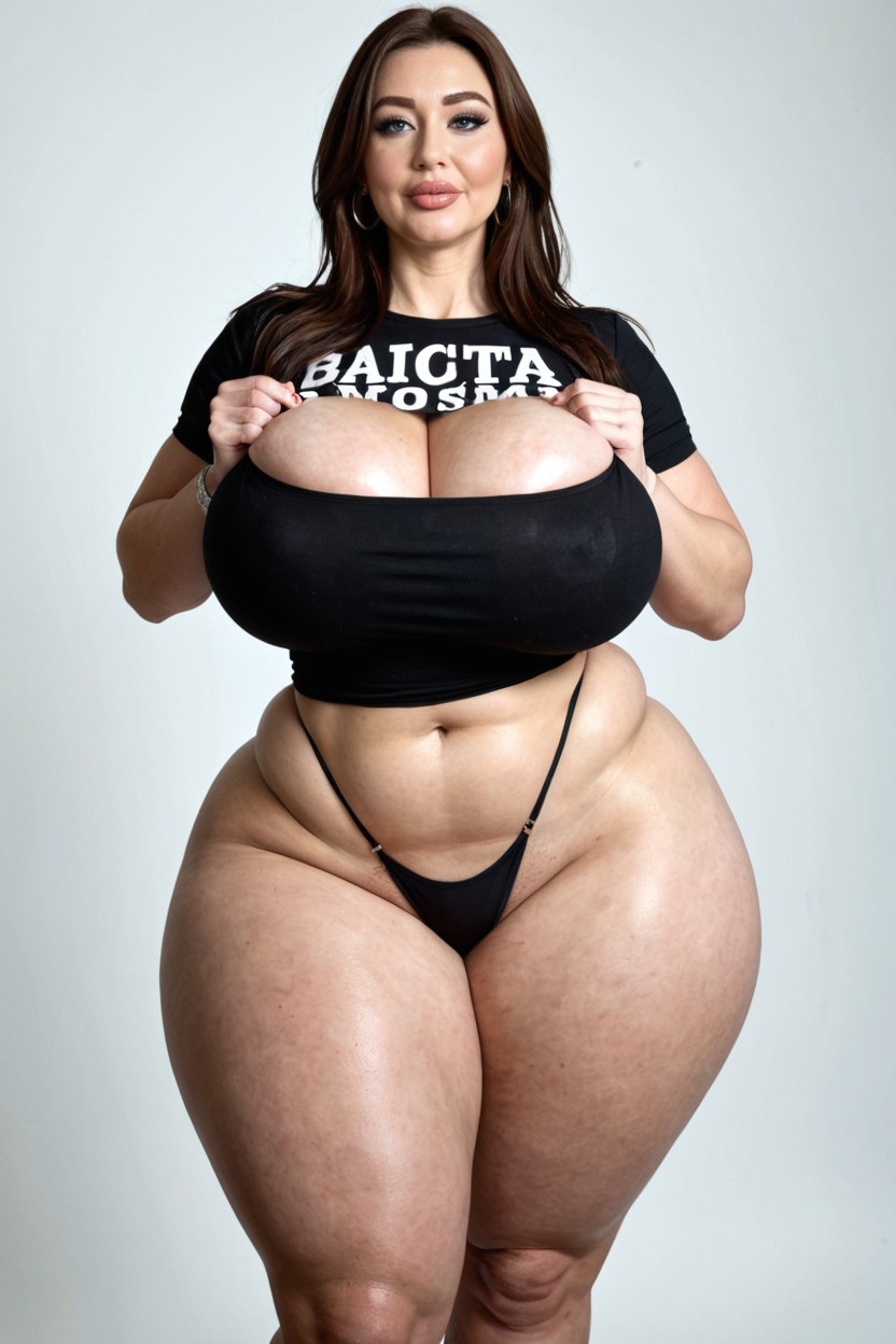 Ultra Waist, Chubby, Big Hips MILF AI Porn