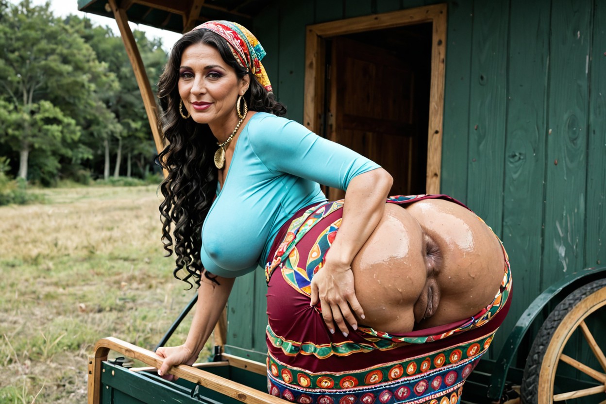 Thick, Round Eyes, Thick Thighs MILF AI Porn