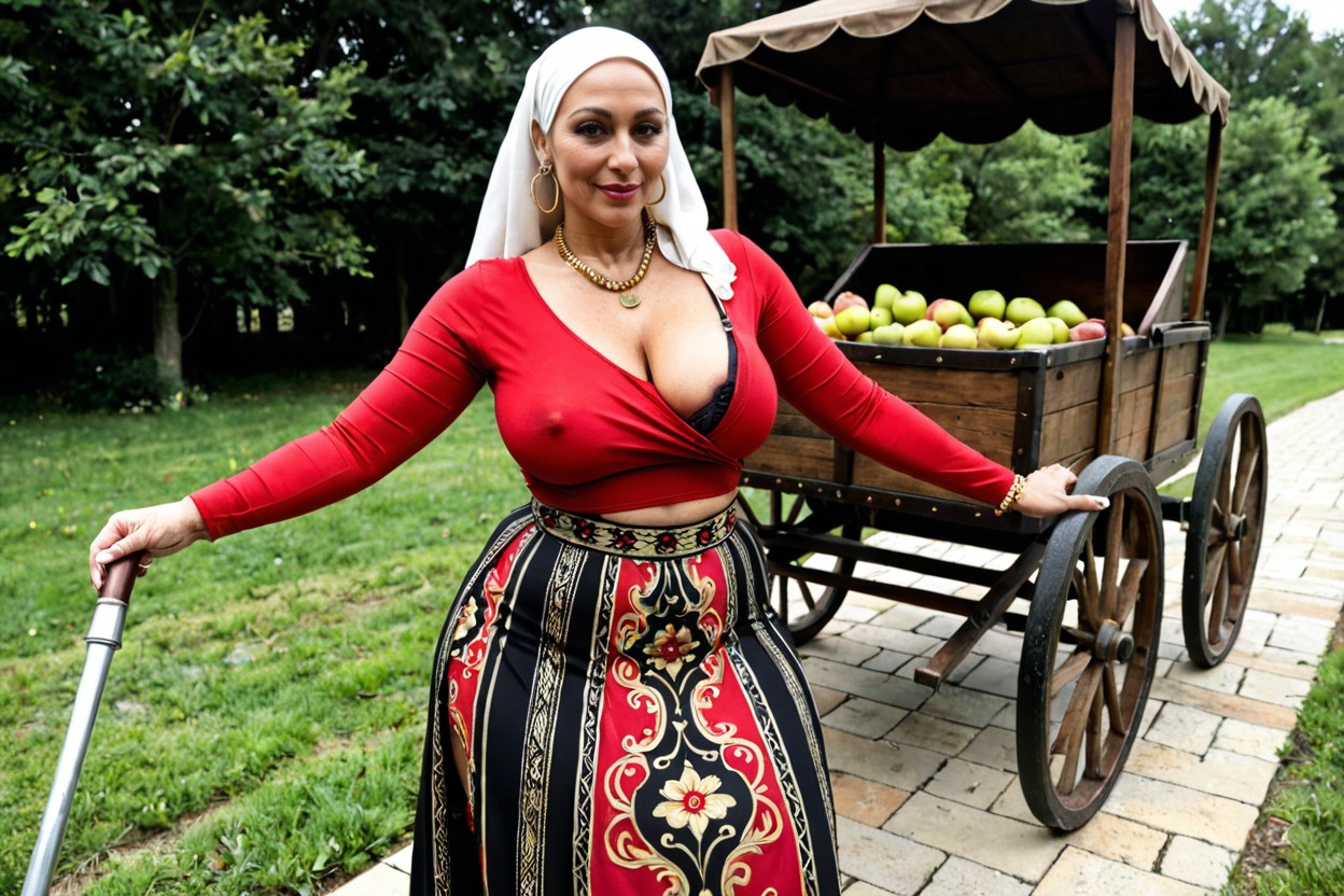 Extremely Large Thighs, Long Tight Skirt, Milf Porno MILF IA