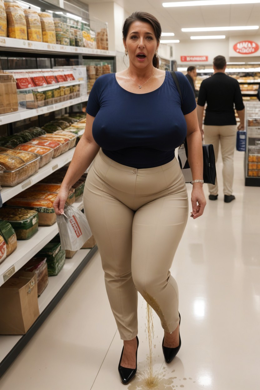 Thick Thighs, Squirt, Exact Same Face As Cloned Picture Porno MILF IA
