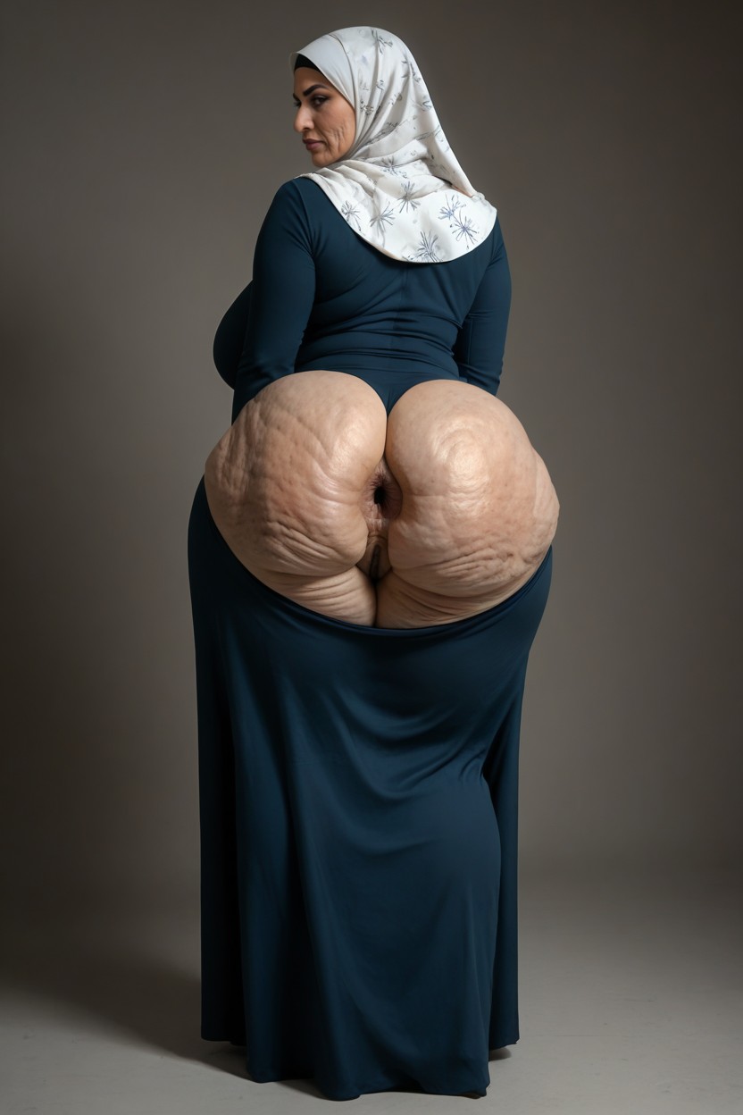 Hyper Phat Booty, Pervertedly Insidious Glare, Form Fitting Clothes MILF AI Porn