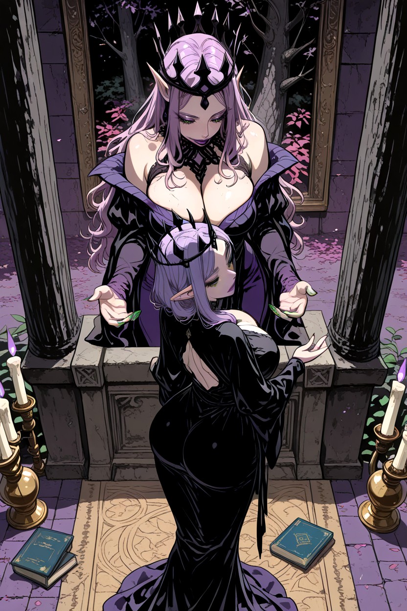 Long Elf Ears, Fit Body, High Detailed MILF AI Porn