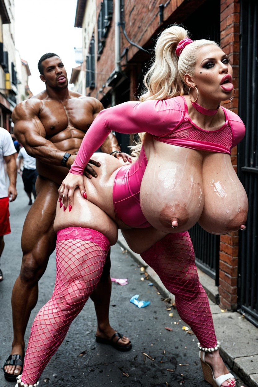 Deep Ass Crack, Ultra Hanging Flaccid Cocks Closeup, Colossal Cartoon Lips MILF AI Porn