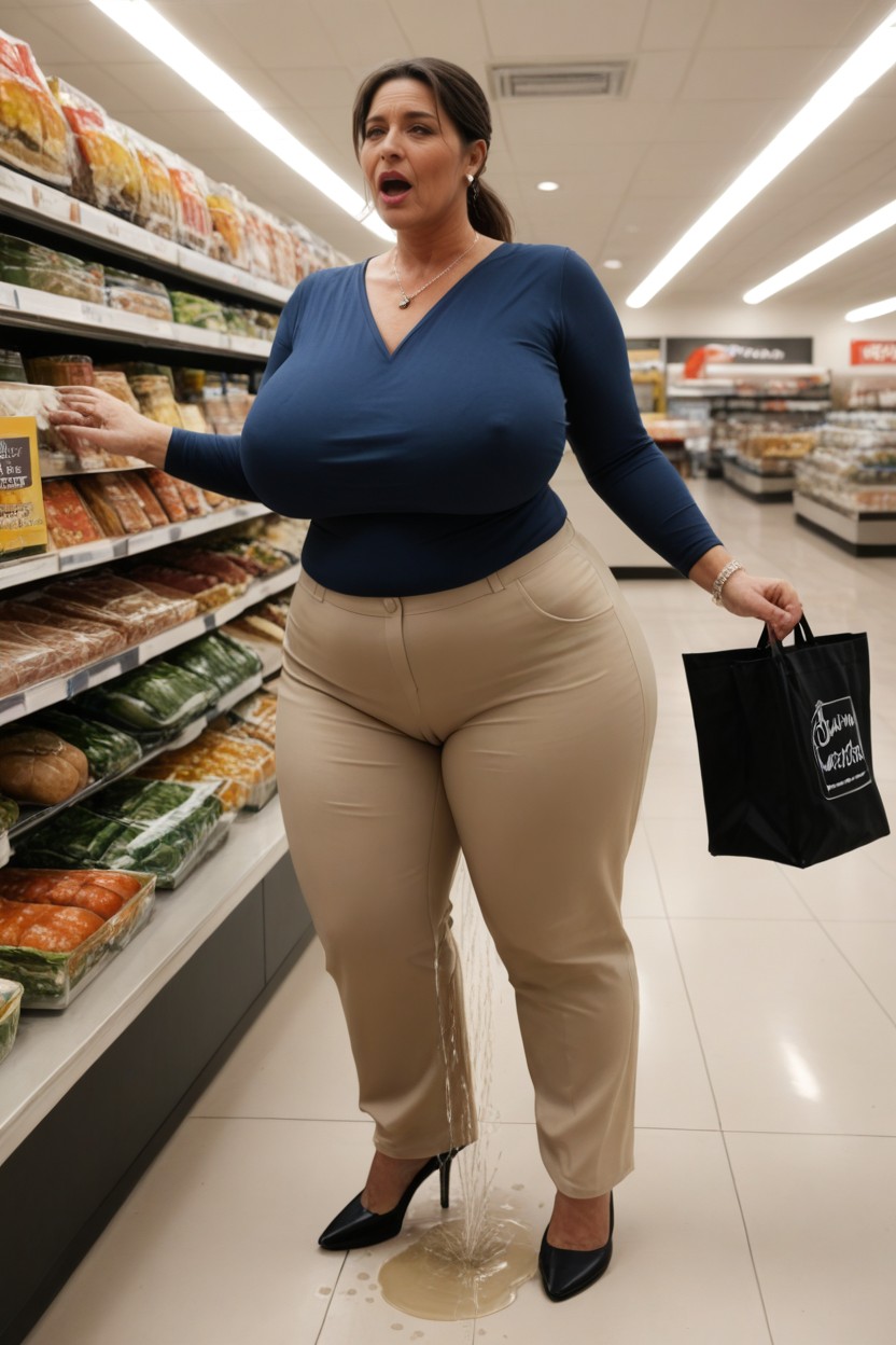 Exact Same Person As Cloned Picture, Front View, High Definition MILF AI Porn