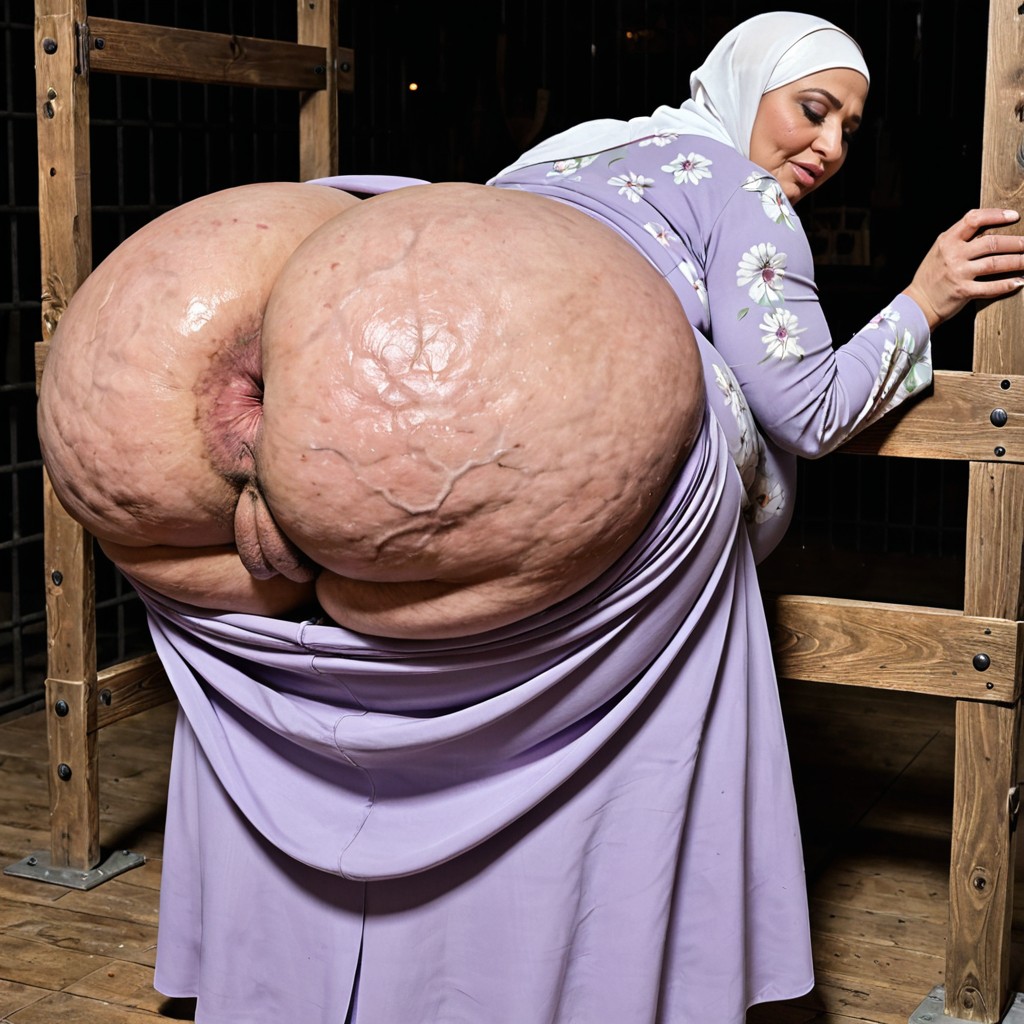 Extreme Anus, Moaning, Hyper Obese Piggy MILF AI Porn