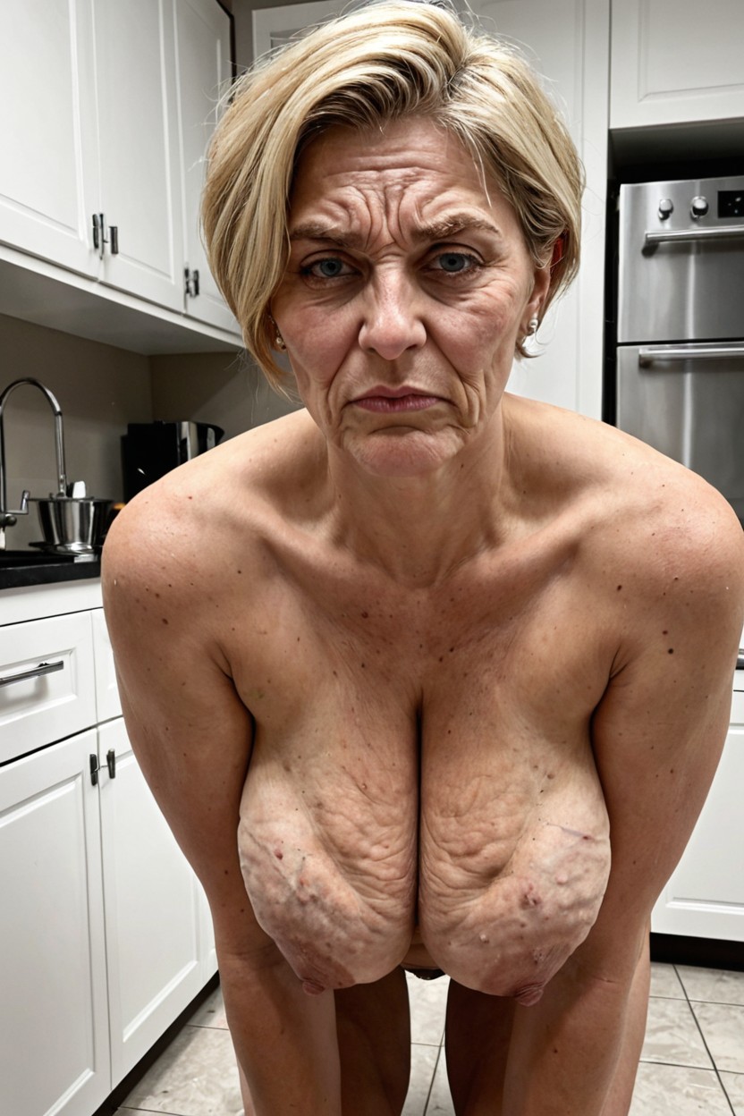Highly Detailed Textures, Photorealistic Image, Concentrated MILF AI Porn