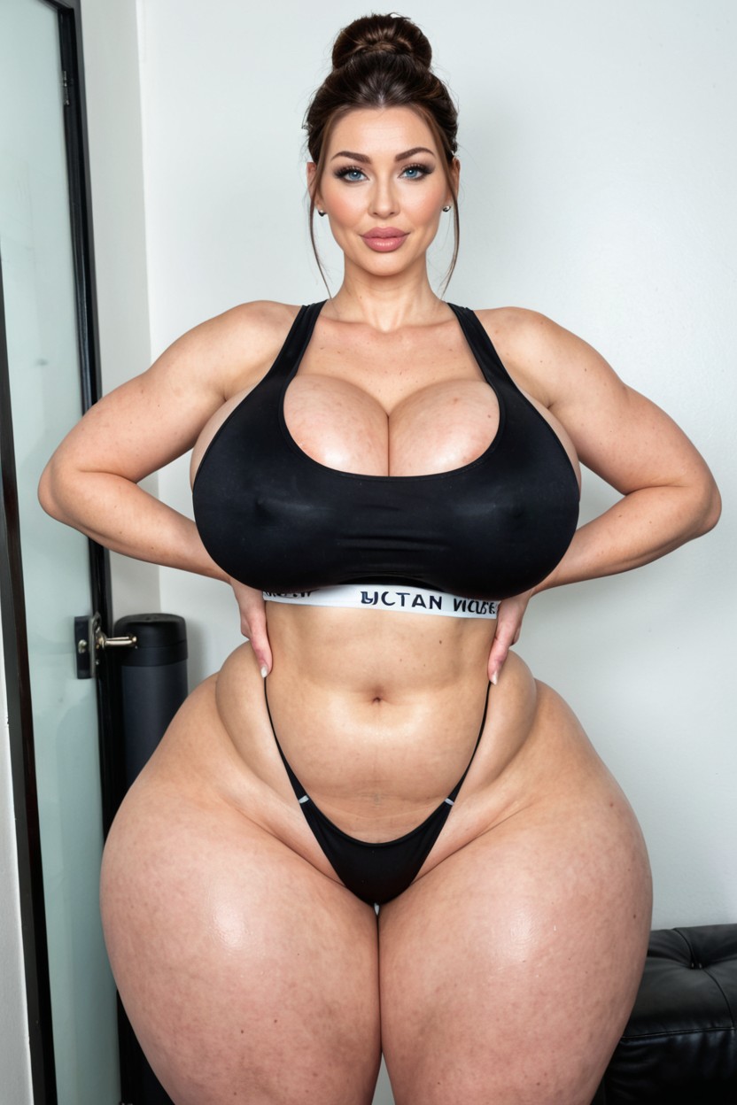 Round Face, Big Round Lips, Pecho Colosal Porno MILF IA
