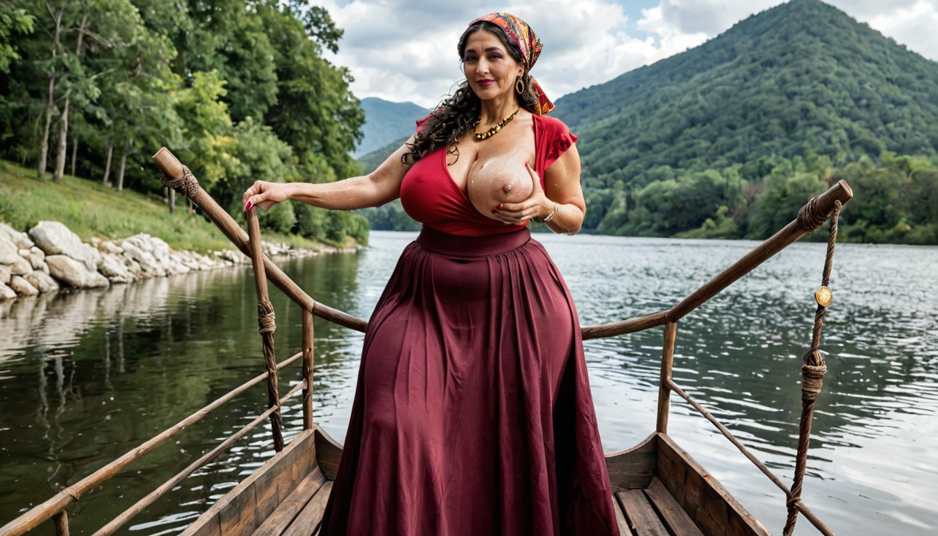 Hyper Hips, Super Round Butt, Hyper Massive Thick Wide Ass MILF AI Porn