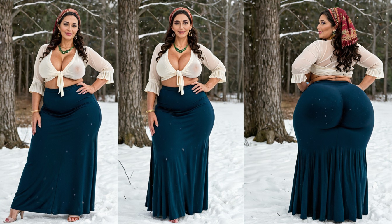 Mature Woman, Hyper Hips, Giant Massive Ass MILF AI Porn