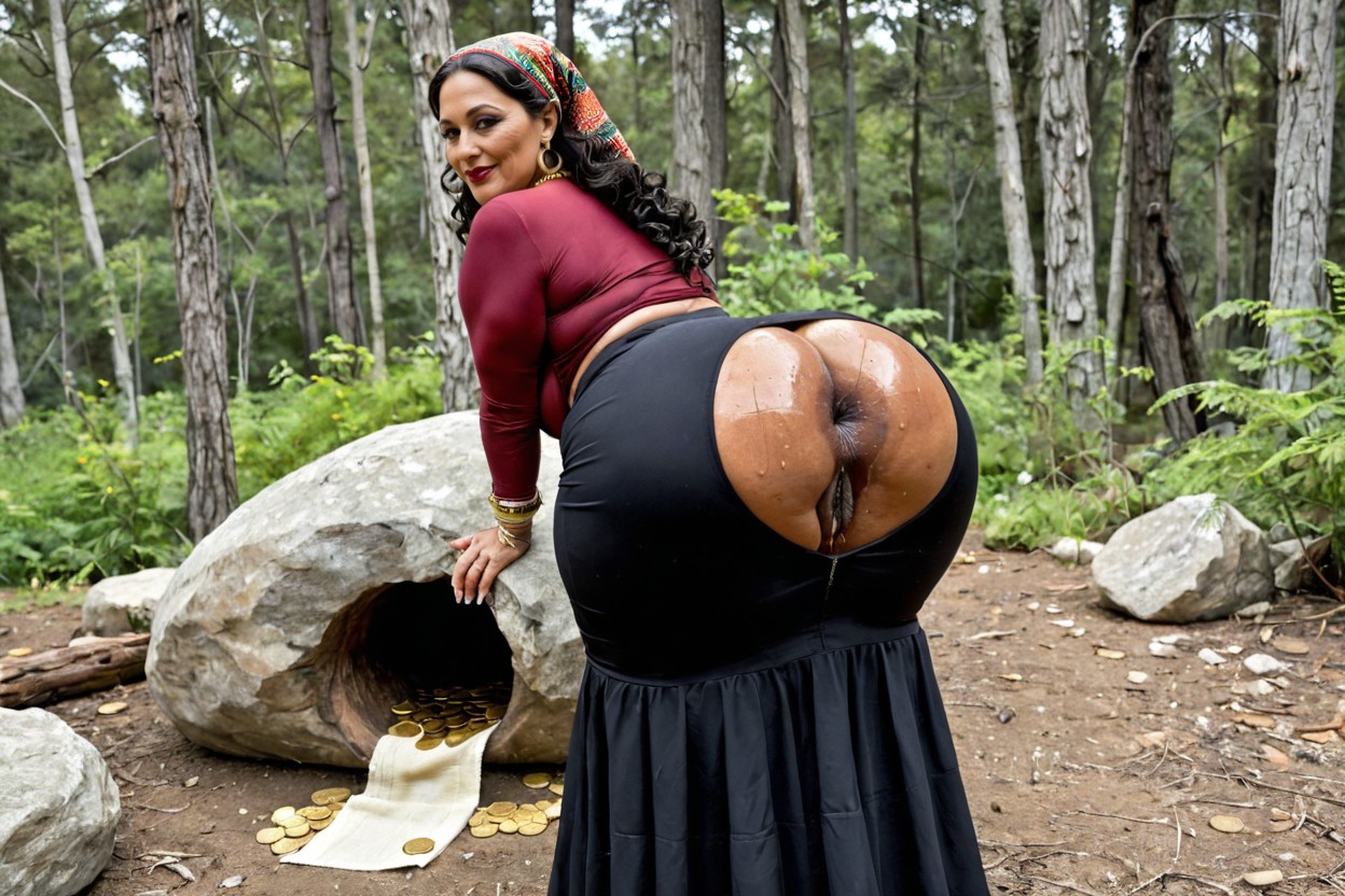 Gaping Asshole, Hyper Ass, Extremadamente Pesado En La Parte Inferior Porno MILF IA