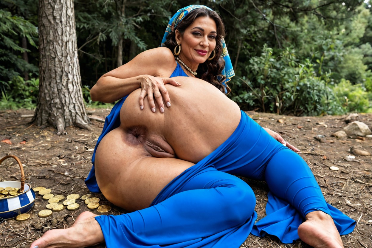 Armenian Facial Features, Hyper Butt, Hyper Ass MILF AI Porn