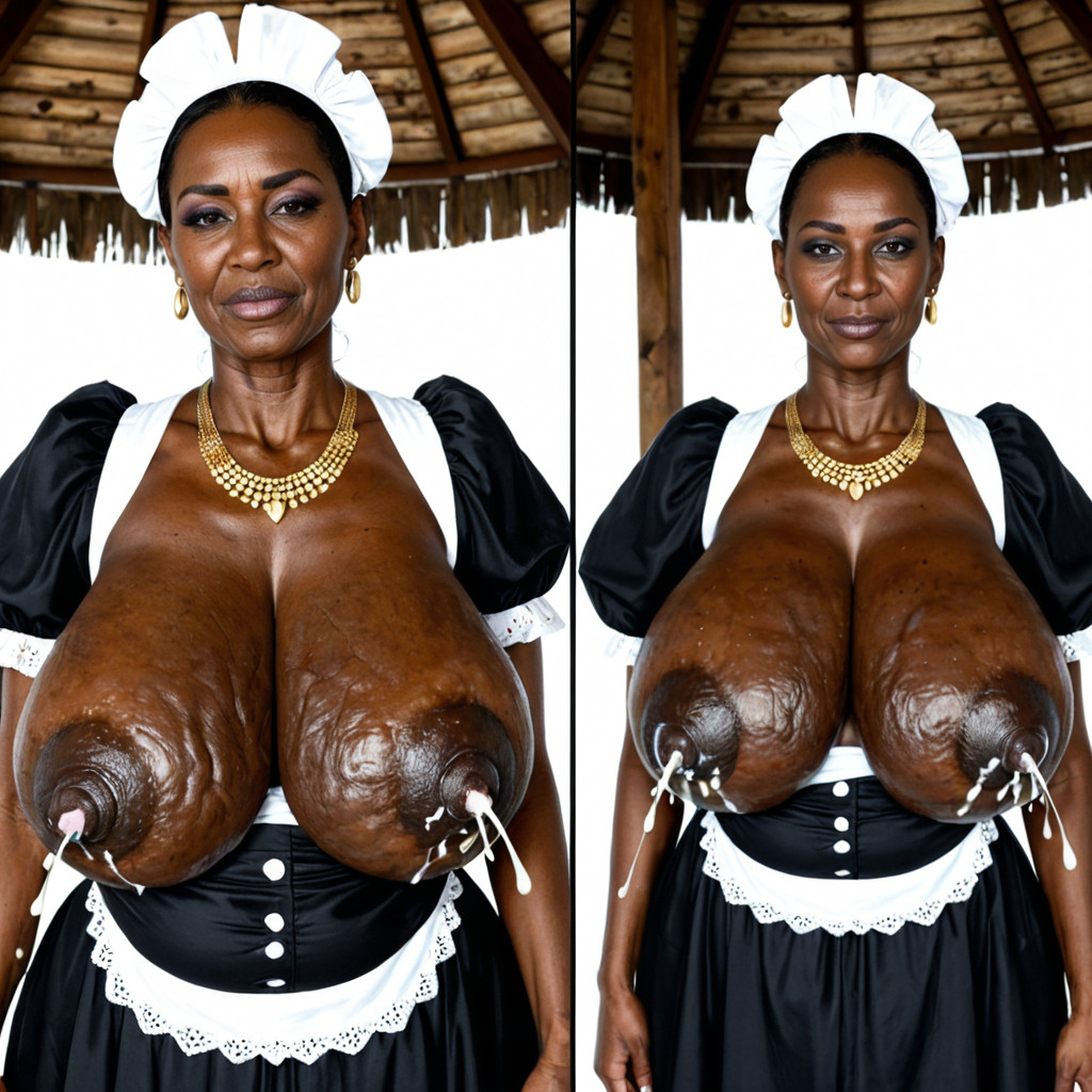 Elder Woman, Extremely Veiny Tits, Full Body In Frame MILF AI Porn
