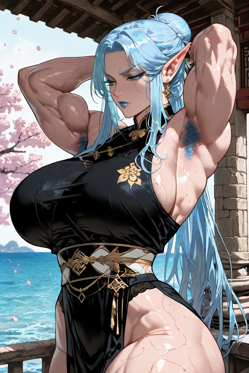 Celestial Queen, Royal, Strong Buttocks MILF AI Porn