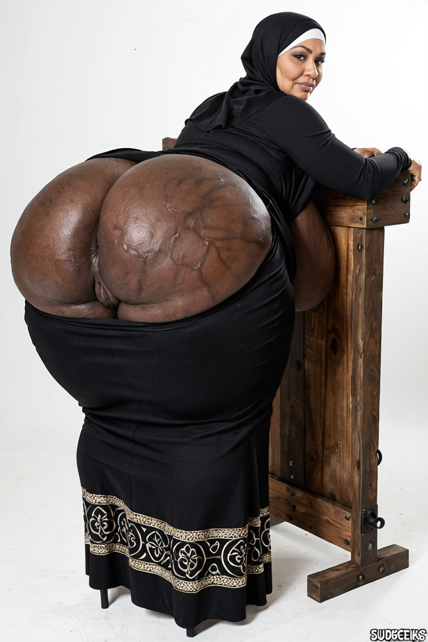 Frown, Full Body, Super Detailed Butthole MILF AI Porn