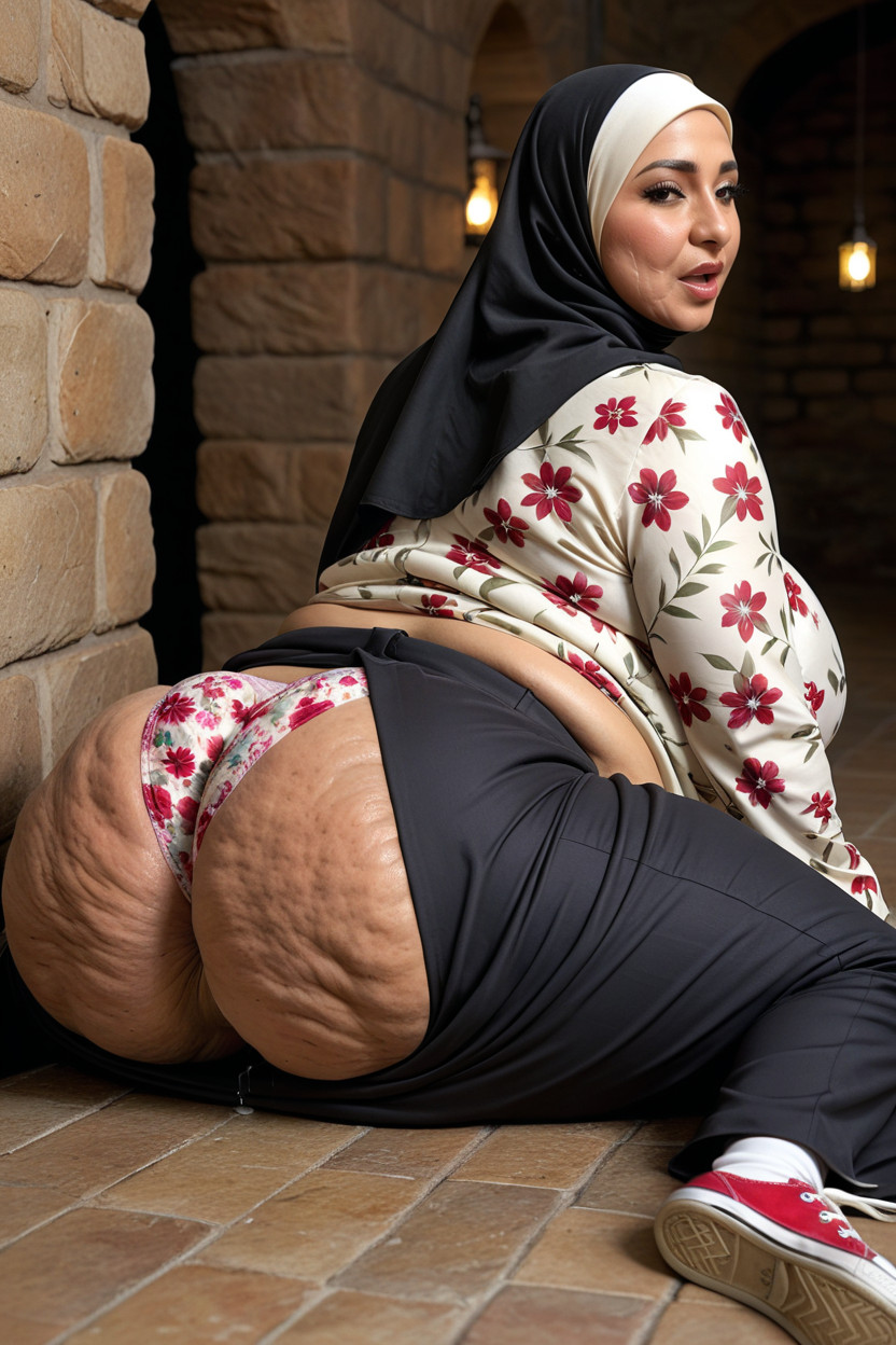 Cellulite, Veiny Cellulite Ass, Extremely Sweaty Body MILF AI Porn
