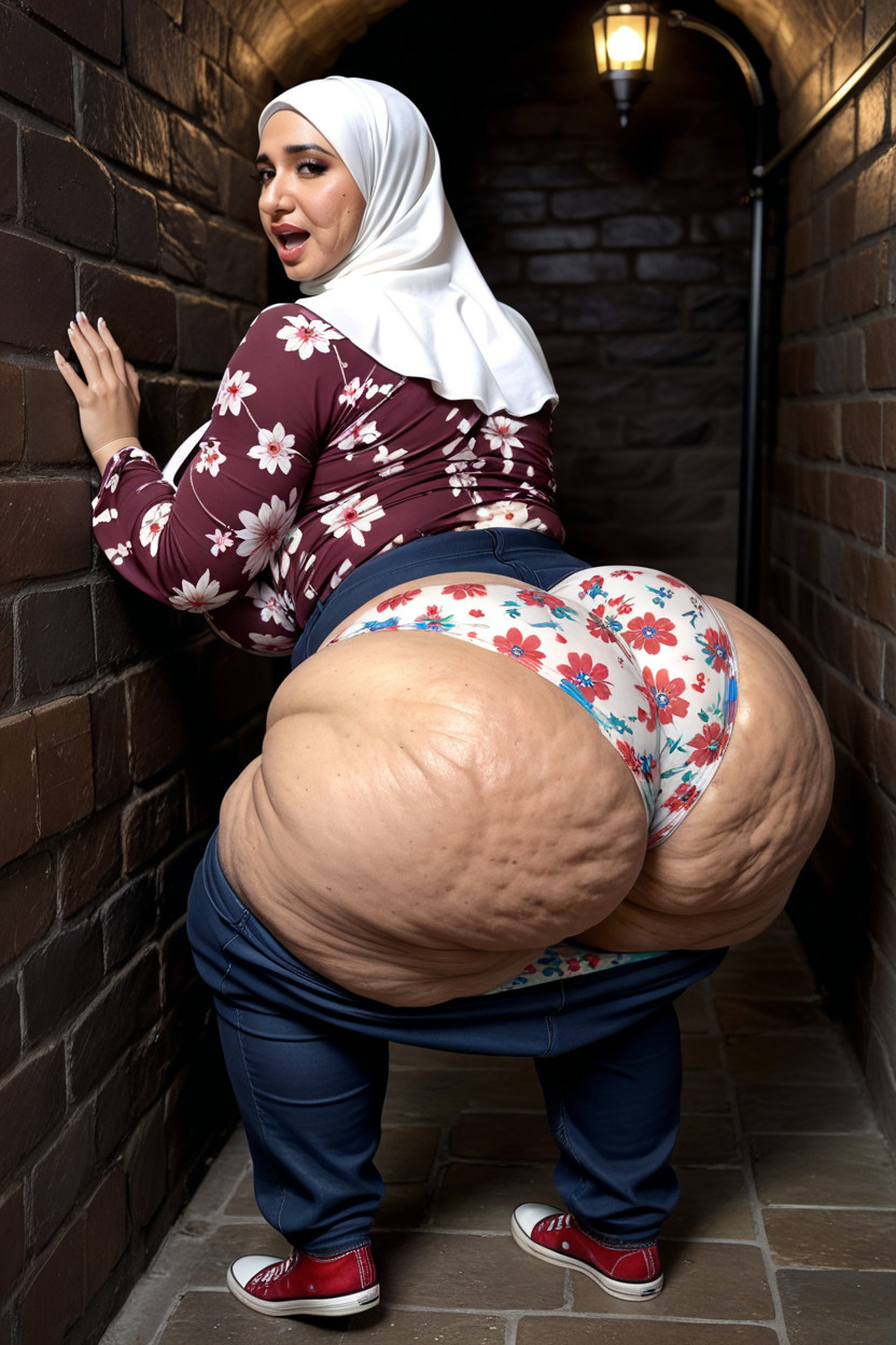 Ssbbw, Extremely Dripping Wet Pussy, Cellulite MILF AI Porn